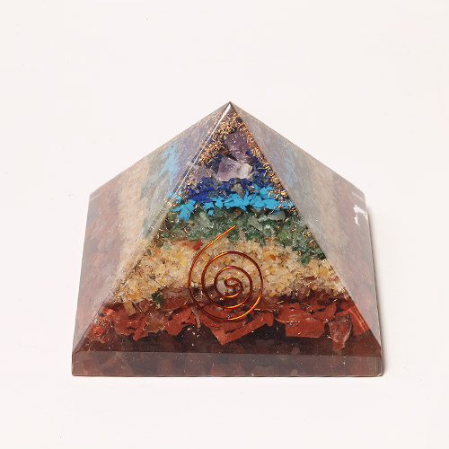 오르고나이트7차크라 피라미드 5.8cm[무작위 배송]Crystal Fantasy