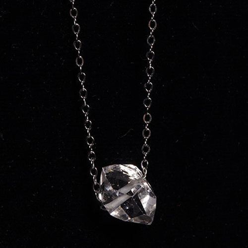 하키마 다이아몬드 은 목걸이Crystal Fantasy