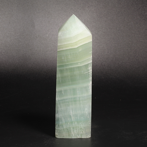 그린 칼싸이트[캐러비안 스톤]포인트 기둥[오벨리스크] - 12.3cmCrystal Fantasy