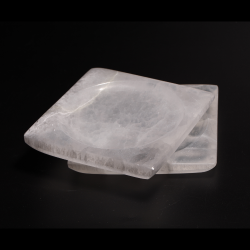 셀레나이트차징 보울 (Charging Bowl)  에너지 정화 충전용  간접 방식으로 보석수 만들기용 [무작위 발송]Crystal Fantasy