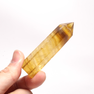 옐로우 플루라이트포인트 기둥 - 7.8cm[할인 상품]Crystal Fantasy